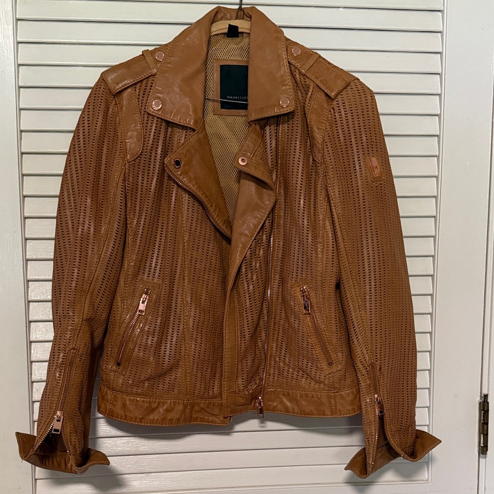 Brown Lamb Leather Jacket
